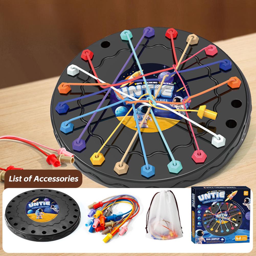 

Twisted Ropes Puzzle Logic Thinking Training Tangle Puzzle Game Family Party Games Parent-Child Interaction Toy