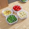 Food Storage Box Rice Fruit Preservation Container Microwave Oven Heating Refrigerator Freezer Storage Packing Kitchen Tool