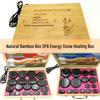 20-Piece Volcanic Energy Stone Massage Set with Heating Box and Essential Oil