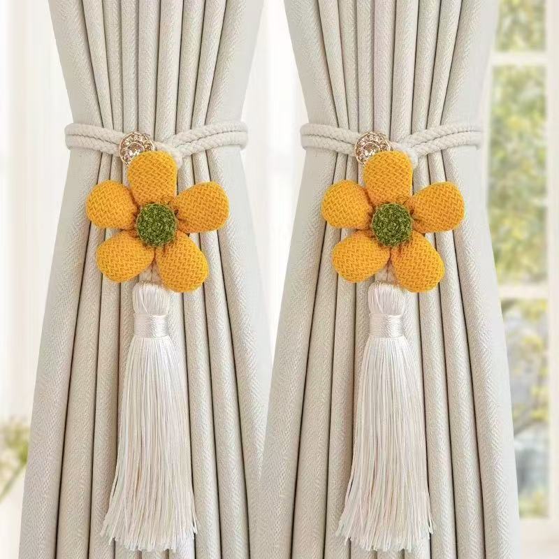 Pumpkin String Pendants, Curtain Ties, Gauze Ties, Fabric Cartoon, Adjustable Hemp Ropes, Cute Accents, Modern