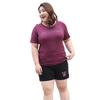 Plus Size Women's Sports Short-sleeved T-shirt Summer Quick-drying Sweat-absorbing Breathable Running Tops