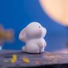 Cartoon Roztomilý Festival poloviny podzimu Králičí panenka Svátek poloviny podzimu Mooncake Dekorace na desku Roztomilý králičí pryskyřice Ornament dárek