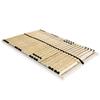 VidaXL Slat Bed Base with 28 Slats 7 Zones 100 X 200 Cm