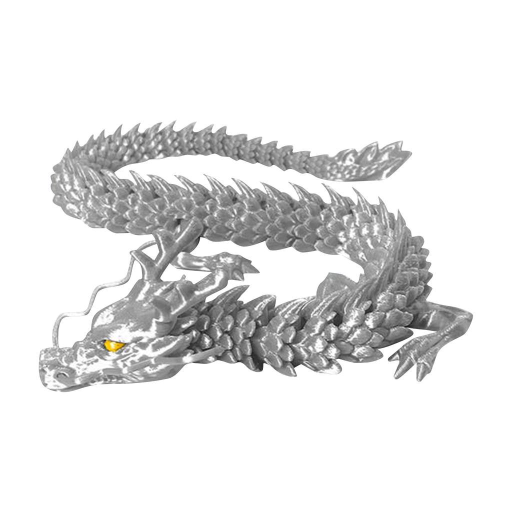 3D Printed Movable Dragon Toy, Dragon With Movable Joints, 3D Printed Dragon Toy Decoration, Stress Relief, Movable Dragon