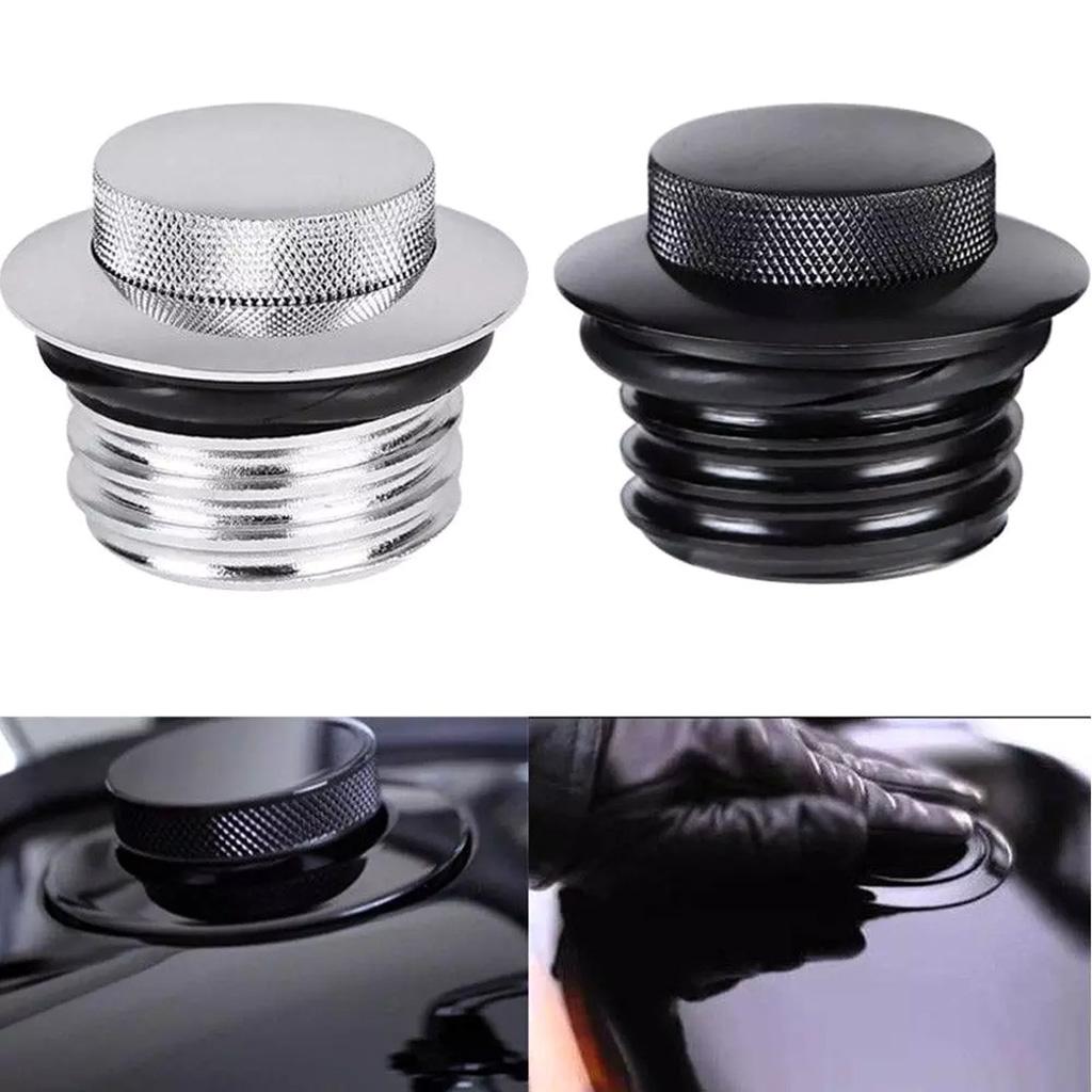Durable Motorcycle Gas for Pop Up Screw Mount Fuel for Tank Cap for Sportster 1200 883 Lightweight Gas Cover Keyless