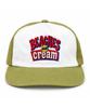 BEACHESANDCREAM Retro Pop 5-Panel Two-Tone Ball Cap-Green