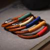 Tibetisches Nationales Armband Handgewebt Herren Damen Einfaches Rindslederseil Paar Vintage Lederseil Armband Charmantes Schmuckstück