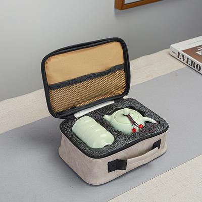 Tragbares Keramik Reise Kung Fu Tee Set Immobilien Souvenir Einfach Mini