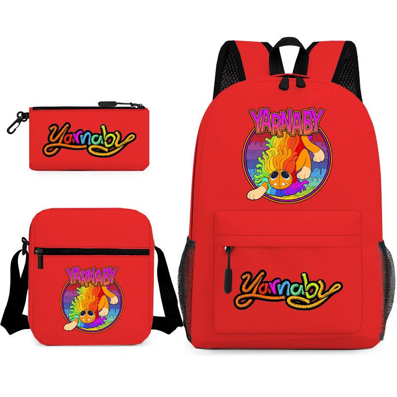 Poppy's Game Time Starry Sky Elementary School Bag Nightmare Animal Large Capacity Backpack Three-piece Set