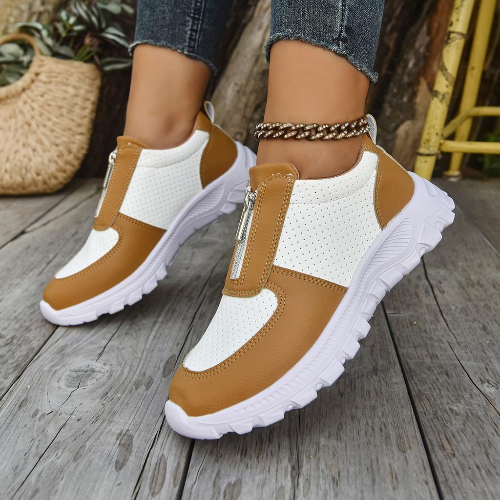 Plus Size Shoes for Women Autumn Fashion Round Toe Flats 36-44 Comfortable Non-slip Sneakers Casual Zapatos De Mujer Women Shoes