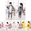 Premium Quality Halloween Kids Pajamas Cosplay Costume Featuring Pokemon Pikachu Dragon Cow Designs