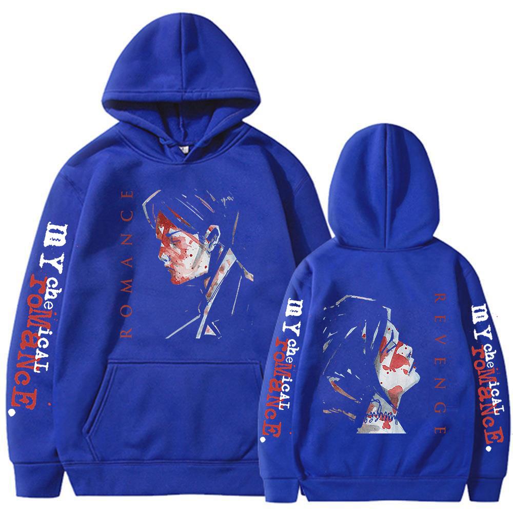 

Панк-группа My Chemical Romance Толстовки Three Cheers for Sweet Revenge Толстовки с капюшоном Мужские Женские Оверсайз Пуловеры 3XL