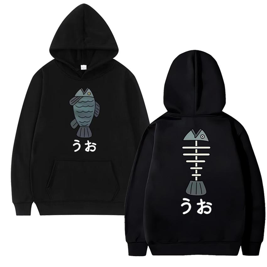 2025 Harajuku Anime Cartoon Dandadan Double Sided Print Sweatshirt Autumn Winter Men Women Casual Hoodie Unisex Cotton Pullovers
