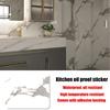 40cm Marble Pattern Kitchen Wall Stickers Self-Adhesive Oil-Proof Stain-Resistant Livingroom Resistant Home Decorative Wallpaper
