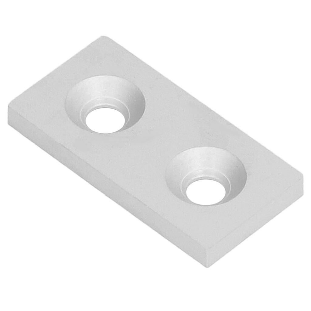10Pcs Aluminum   End   Alloy Metal Cover Plate Linr Moving Parts 3060 Double Holes