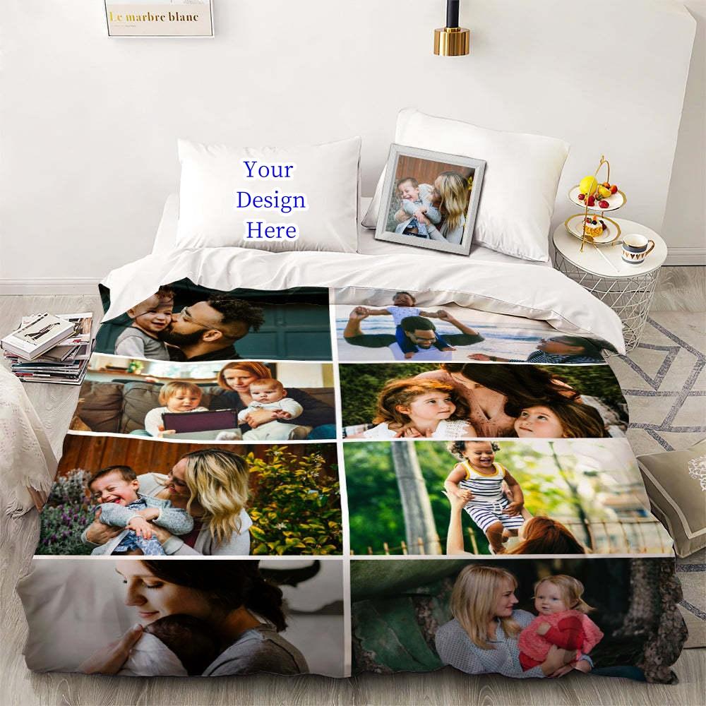 3D Vlastní Foto Ložní Set Zajímavý Kreativní Přizpůsobený Povlak na Peřinu s Povlaky na Polštáře Twin Full Queen King Size Dropshipping