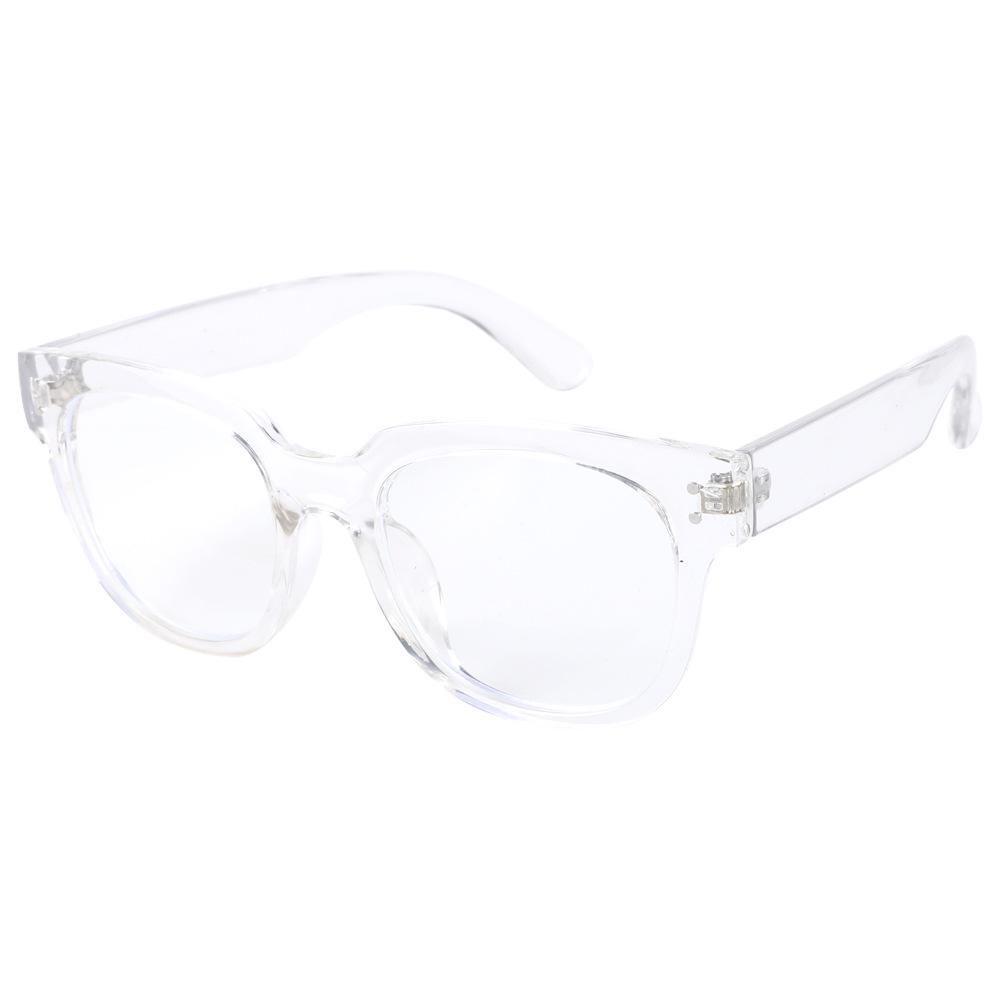 2023 New Fashion Flat Glasses Men and Women Universal Retro Black Frame Anti-blue Light Anti-computer Radiation Glasses