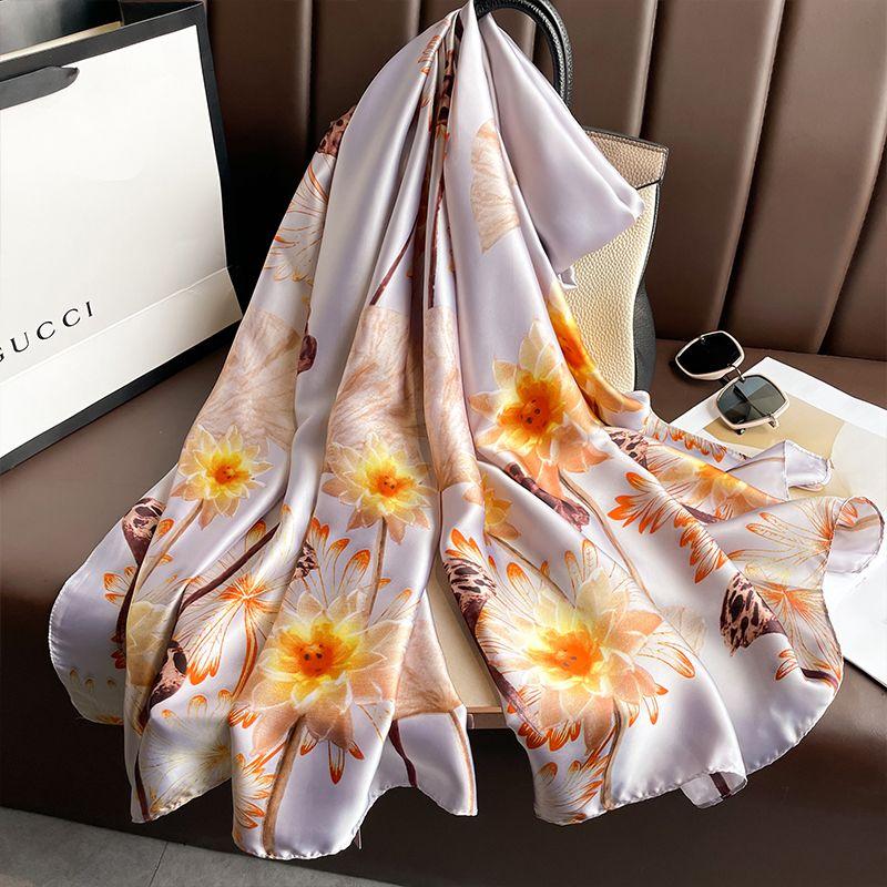 Luxury Brand Scarf Women Shawls and Wraps Spring Pashmina Hijab Bufanda Foulard Female Bandana Beach Stoles