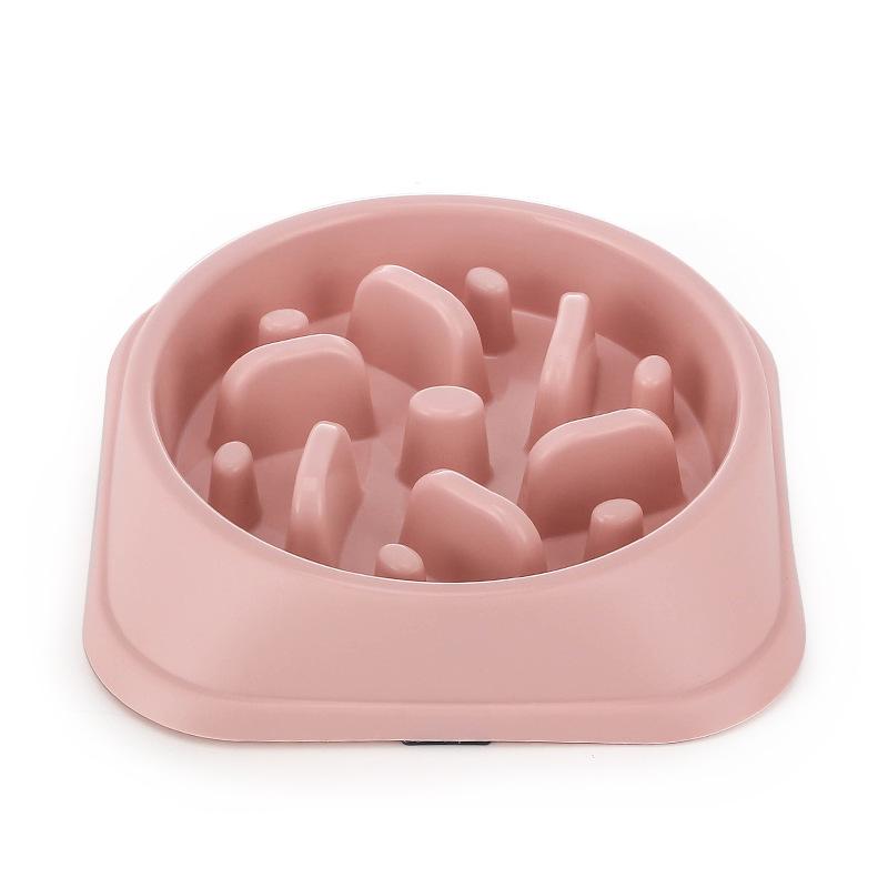 Non-Slip Dog Slow Feeder Bowl Anti-Choking Pet Food Bowl for Dogs Cats Puppy Interactive Feeding Dish