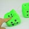 Custom 3D Square Dice Plush Toy with Logo for Car Pendant