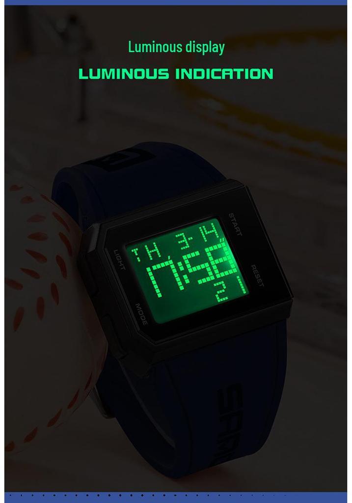 Sanda Youth Trend Multifunctional Digital Electronic Watch