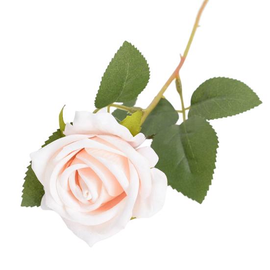 Artificial Rose Eye-catching No Withering Fresh-keeping Fancy Single Branch Simulation Roses Wedding Favors