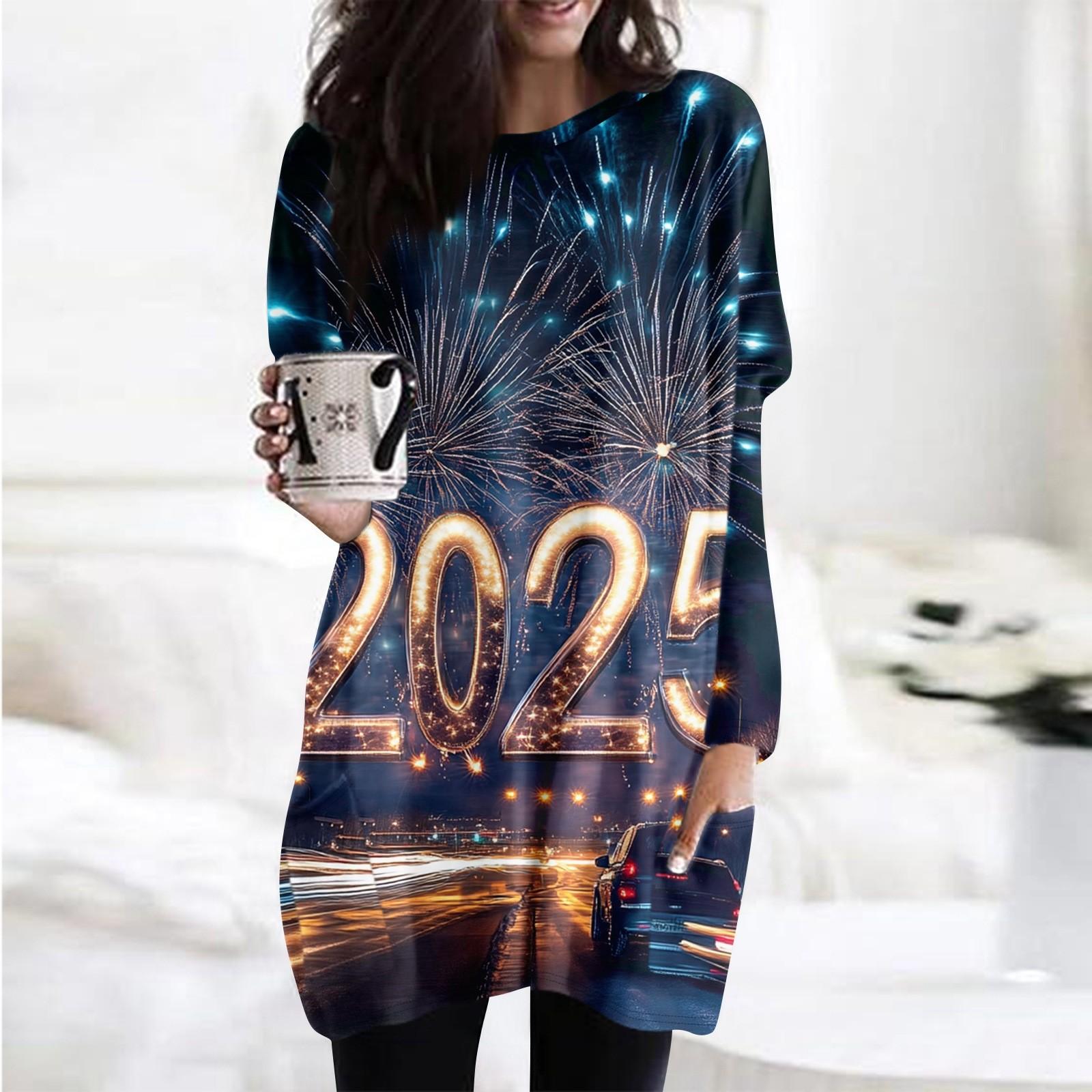 

Женская толстовка с круглым вырезом и принтом, платье-рубашка с длинными рукавами и принтом, пуловер свободного покроя, свободный крой, топы с карманами XXXL