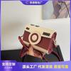 Small Bag Women's Versatile New Contrasting Colors Cute Camera Bag Girl Mini Lipstick Bag