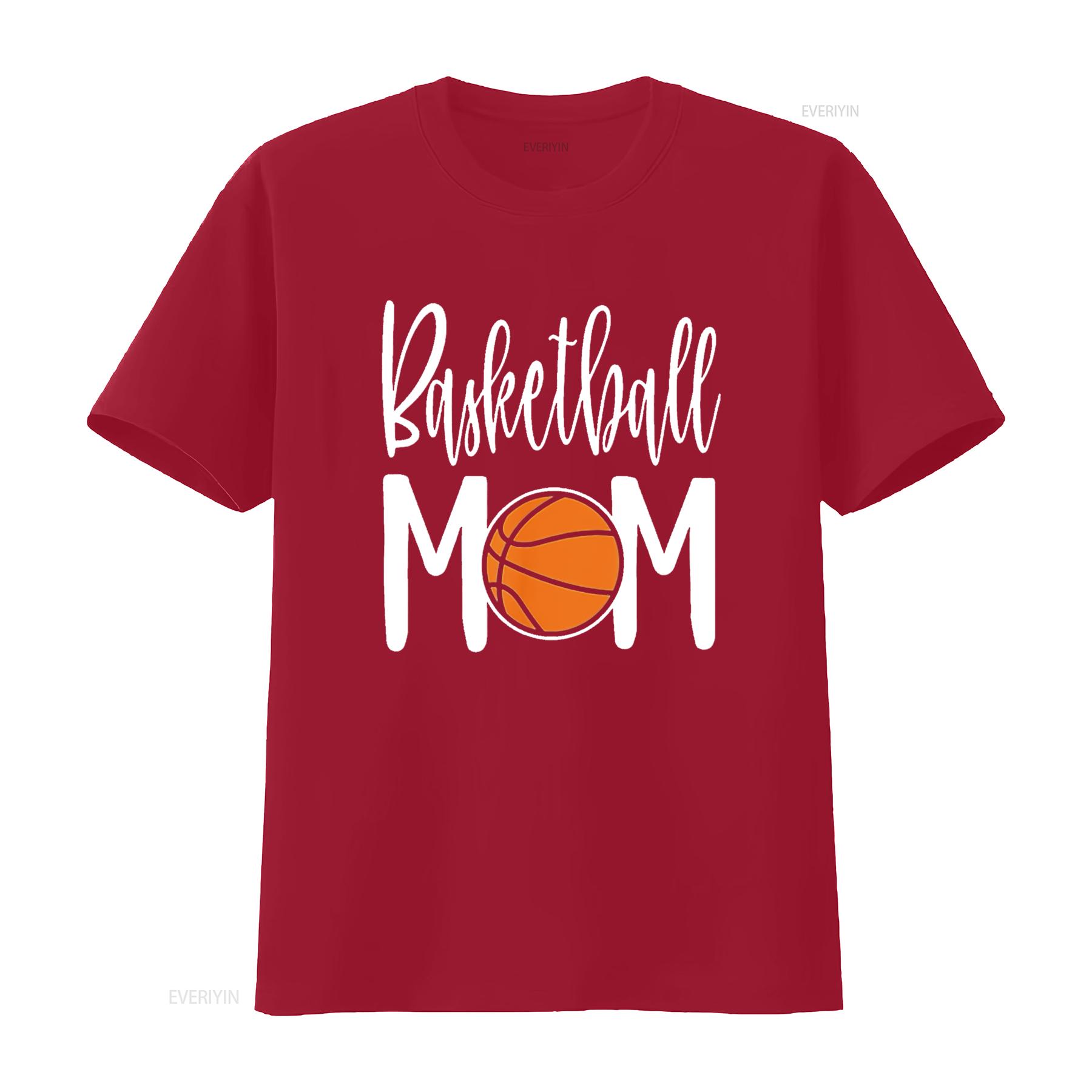 

Womens Basketball Mom T Shirt Black 2XL vintage Washed Comfortable Breathable Slightly Stretched homme Versatile Stylish S