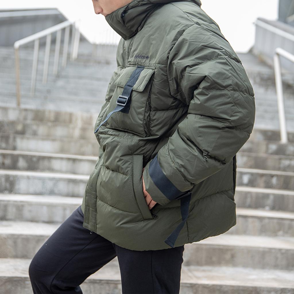 Adidas Originals Utility Jacket With Hood Men Outerwear Green GD5612