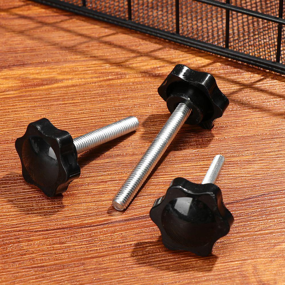 Machinery Latche Clamping Nut M6 M8 Thumb Screw Star Shaped Head Knob Carbon Steel Star Knobs Grips