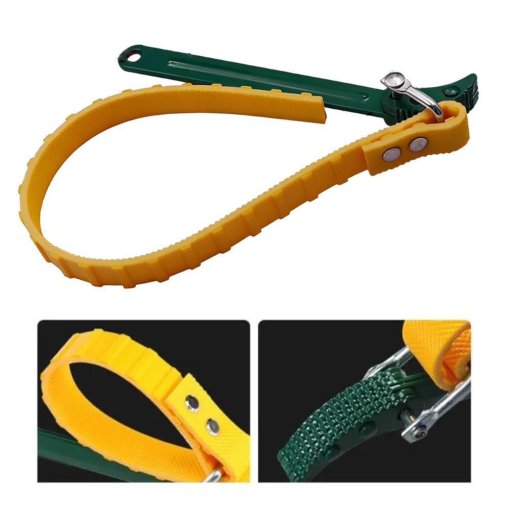 Adjustable Car Oil Wrench Filter Disassembly Tool, Belt Wrench, Puller, Car Motorcycle Disassembly And Maintenance Tool