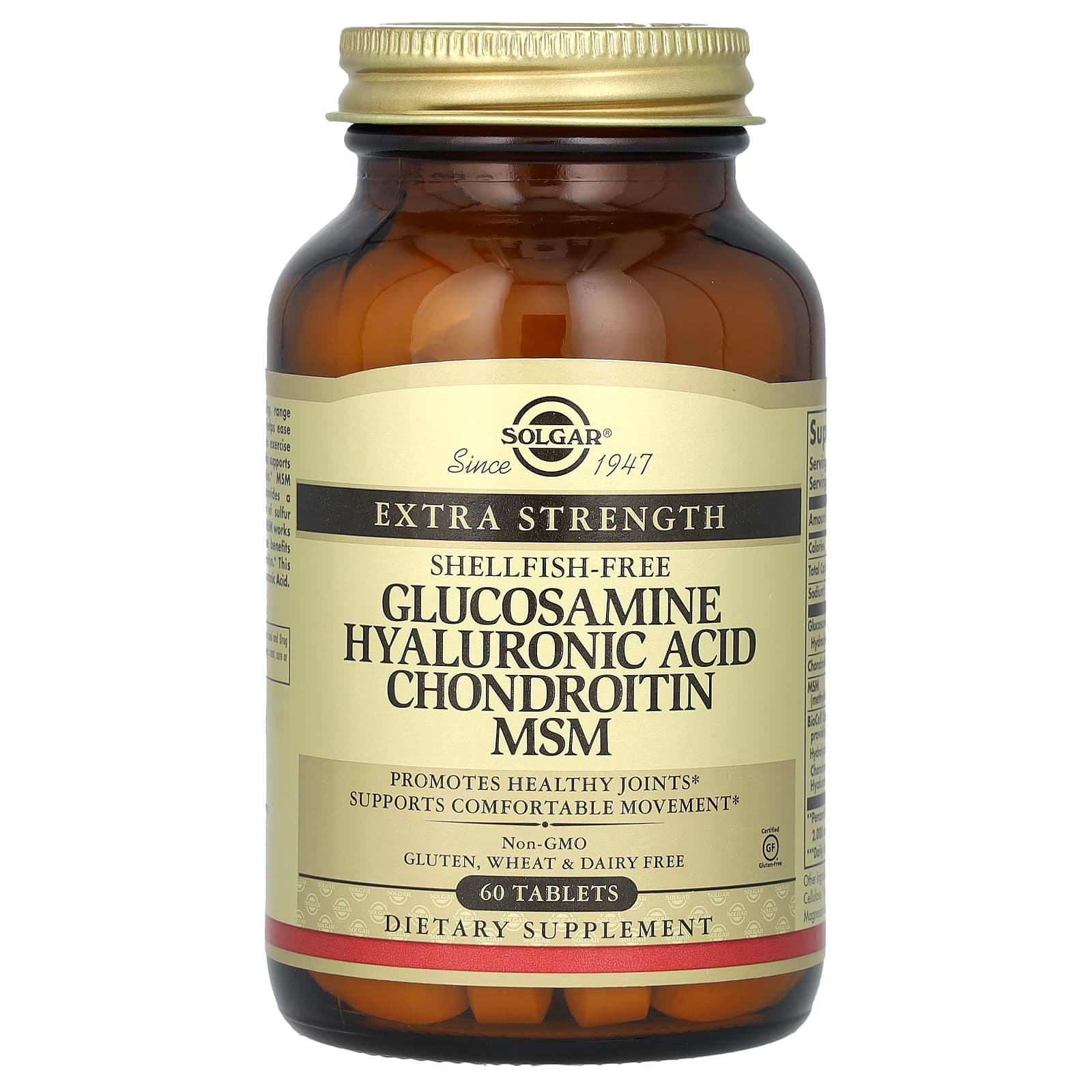 

Glucosamine Hyaluronic Acid Chondroitin Msm, 60 Tablets