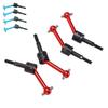 4Pcs Metal Universal Drive Shaft CVD 70mm for Tamiya TT02 1/10 RC Car Upgrade Parts