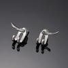 Punk Hip Hop Detachable 2-Claw Hook Personality Gift Cool Simple Style Men Earrings
