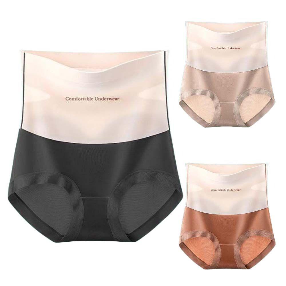 High Elastic Tummy Control Underwear High Waist Women Briefs Fashion Slimming Shapewear  Women