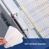 Deli A4 Two-Hole D-Ring Transparent File Folder