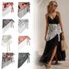 Quasten Dreieck Hüftband Stickerei Floral Dreieckiger Gürtel Tanz Hüftschal Kleid Jeans Dekoration