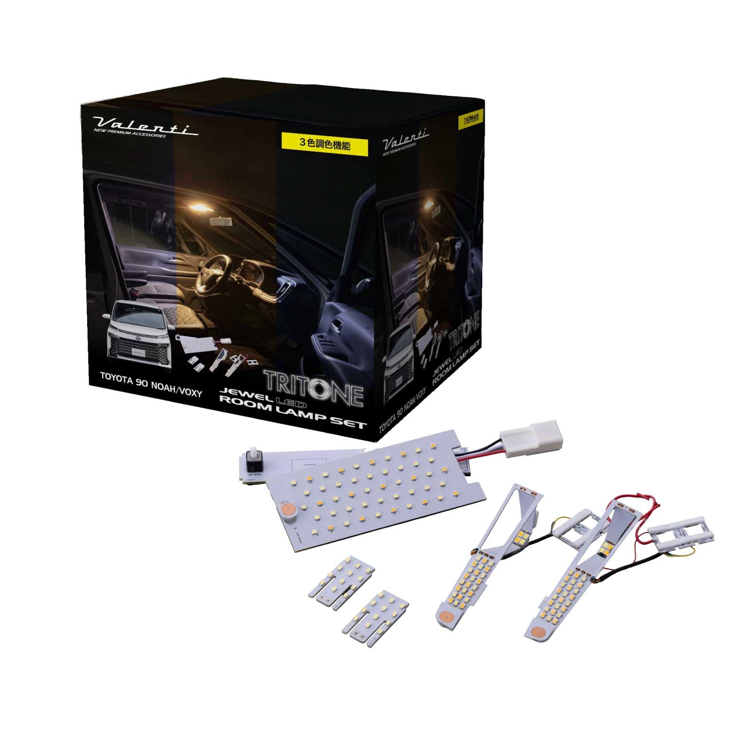 

Valenti LED Room Lamp Set for Toyota 90 Series Noah and Voxy Tritone TS белый