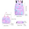 College Student Three-piece Set Student Schoolbag Casual Backpack