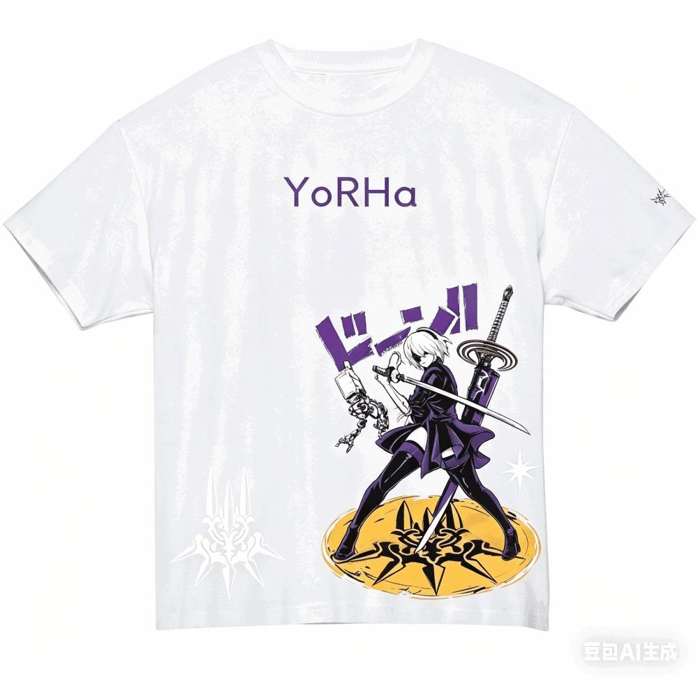 NieR Automata Anime Lover T shirt Year round clothing personality Clothes Plus Size Unisex New Model Couples high quality soft