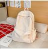 Schoolbag Korean Ins Niche Design Backpack High Value Junior High School College Student Schoolbag Lightweight Senior Feeling Backpack