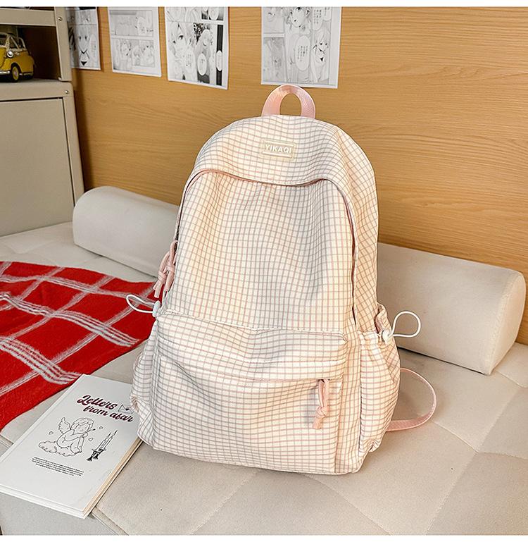 Schoolbag Korean Ins Niche Design Backpack High Value Junior High School College Student Schoolbag Lightweight Senior Feeling Backpack