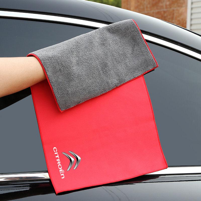 Car Cleaning Soft Brush Car Wash Towel Microfiber Cleaning Rag Cloth For Citroen C1 C2 C3 C4 C5 C6 C8 C4L DS3 DS4 Grand Picasso amj123