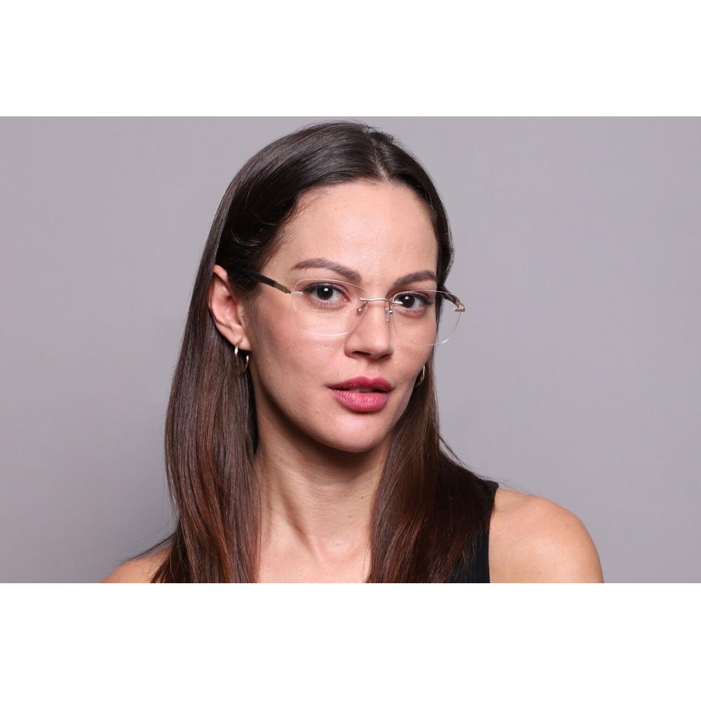 Rimless Square Gold Smartbuy Collection Harleigh Wm6501 C2 Fashion Unisex Eyeglasses