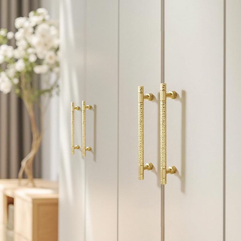 French Modern Gold Zinc Alloy Cabinet Handle