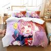 3D Printed Anime Miss Kobayashis Dragon Maid Kanna Bedding Set Boys Girls Twin Queen Size Duvet Cover Pillowcase Bed Kids Adult7