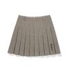 MALBON GOLF Women'S Tr Accordion Skirt Beige (Woman)