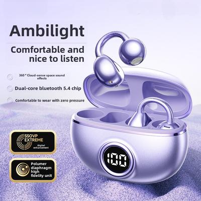 Wireless Bluetooth Earphones Are Open and Comfortable To Wear with Long Endurance and Noise Reduction