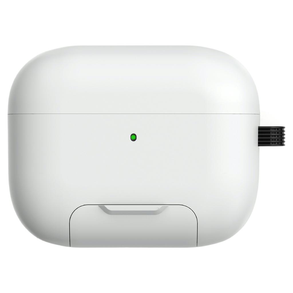 Etui do AirPods Pro 3 ze składanym stojakiem, osłona na słuchawki z TPU i PC, magnetyczna, z karabińczykiem